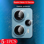 [ 5ชิ้น ] ฟิล์มกระจกเลนส์กล้องสำหรับ Xiaomi 13T Redmi Note 12S 4G 11S 11 Pro 5G 10 10S 9 8 Pro 9S 12C 10C 9 9A 9C 9T Mi 13 12 11 Lite 5G NE 12T 9T 10T 11T Pro Poco C40 F5 X5 X3 Pro F3 M3 M4 F2 Pro