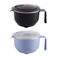 Mangkuk Mie Instan Cina Bahan Stainless Steel Dengan Tutup Warna