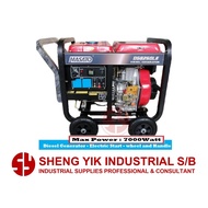 SYI MASATO 7000Watt 7.0KW Diesel Generator With Electric Start