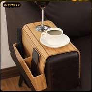[qjypno49] Couch Cup Holder Couch Cup Holder Tray Wood with Cup Tray Armchair Multifunction