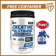 MK Muscle Kingdom Creatine + Glutamine 500 g (Free Key Chain) 100 serving - halal creatine, halal gl