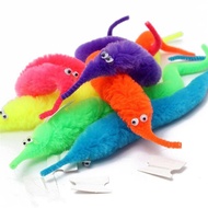2Pcs Twisty Fuzzy Worm Wiggle Moving Sea Horse Kids Trick Toy Magic Prop
