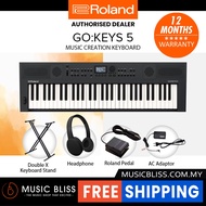 Roland GO:KEYS 5 Keyboard - Graphite / White (GO KEYS 5 / GOKEYS5 / GO-KEYS 5)
