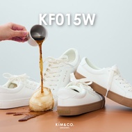 KIM&CO. Summer(KF015W) รองเท้ากันน้ำ แฟชั่นผู้หญิง หนัง PU กันน้ำ สไตล์มินิมอล บิดงอได้ 180 องศา