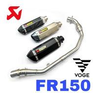 Exhaust VOGE FR150 New Muffler Arka Long Ekzos Motor Accessories FR 150 Power Boom Manifold Bomb Rac