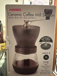 HARIO MSCS-2TB 手搖式攜帶型磨豆器 Hario Ceramic Coffee Mill Skerton 咖啡豆磨豆機