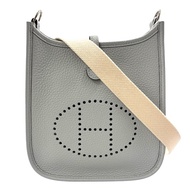 HERMES 愛馬仕 EVELYNE TPM Taurillon皮革 0B 聖杯藍 銀扣