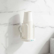 [BaiPestonV] Multi Size Plastic Cup Dispenser Ra for 7oz 9oz Disposable Paper Cups Wall Mounted Desk