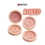 (OD1308) odbo บลัชออน โอดีบีโอ เบคท์ สโนวี่ บลัช  BAKED SNOWY BLUSH