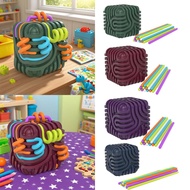 [lzdjlmy2ua] Sensory Activity Board Fidget Board Toys Silent Portable for Kids Adults Sensory Toys f