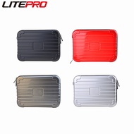 Litepro 10 Inch Mini Pig Nose Bag Lovely Rack Hard Shell Key Mobile Phone Front Bag Basket For Brompton 3sixty Pike
