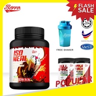 BEST SELLER [ Local Ready Stocks + Halal Certified ] Berro Labs Iso Meal Replacement Whey Protein wi