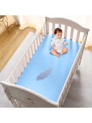 1 件裝嬰兒床防水床墊保護套,柔軟、透氣、親膚、可機洗幼兒床單