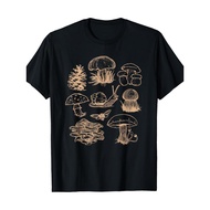 Cottagecore Aesthetic Mushroom Snail Goblincore Mycology T-ShirtT-shirt cotton T-shirt