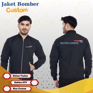 British Airways Merchandise Bomber Jacket Maskapai MS4 Custom Bomber Jacket