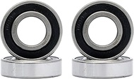 FKG R12-2RS 3/4"x1-5/8"x7/16" Deep Groove Ball Bearing Double Rubber Seal Bearings Pre-Lubricated, S