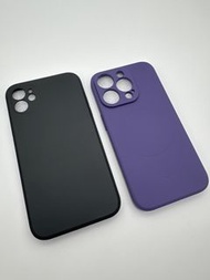 iPhone 12 黑色 / 14 Pro 紫色 case - 磁吸