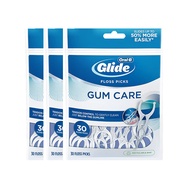 Oral B Glide Floss Picks 30 Pcs Pack Oral B Glide Floss Picks Gum Care Y-shaped 3D Floss Toothpick