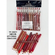 WHOLESALE LIP ELINER PENCIL 1PKT / 12PCS