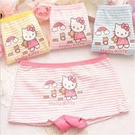 Hello Kitty Boxer Suit Anime Cartoon Kitty Children's Girls Boxer Seluar Dalam Perempuan Design Hell