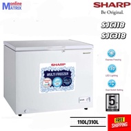 Sharp Chest Freezer 110L 310L  Peti Ais