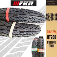 FKR TAYAR TYRE 18 HT200 Tubeless TIUBLESS TAYER TIRE TYRES 80/90-18 90/90-18 (Cutting TT100)