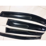 Rain Visor - Toyota Innova 2016 2017 2018 2019 2020 2021 Thick Durable / Deep Black / Window Guard