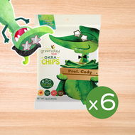 Greenday - [六包裝] Greenday Kids 開心水果農場 秋葵脆脆 健康低糖零食 8g