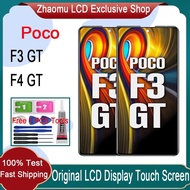Original AMOLED Poco F3 GT Poco F4 GT LCD Display Touch Screen Replacement