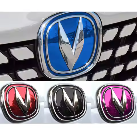 Car Front Rear Logo Sticker for 2021 Changan CS35 Plus Emblem Color Modification 2pcs