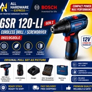 BOSCH GSR 120-LI 12V Cordless Drill Original FullSet