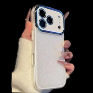 Luxurious shiny glitter 2-in-1 case for iPhone 17/Air/16/15/14/13/12/11 (Pro Max/Plus), shockproof, 