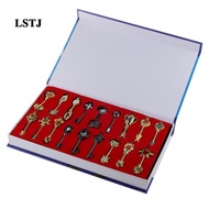 [Lstjj] Set Of 18pcs Fairy Tail Lucy Celestial Spirit Gate Keys Necklace Pendant