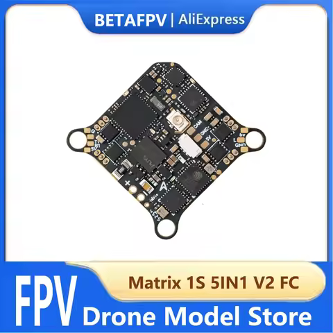 BETAFPV Matrix 1S 5IN1 II Flight Controller AIO Brushless FC for Meteor65 Pro Meteor75 Pro ELRS 2.4G