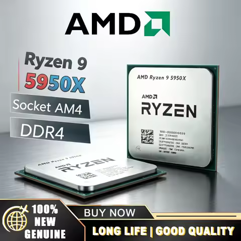 AMD Ryzen 9 5950X but without cooler 16-Core 3.4 GHz 105W Socket AM4 Socket AM4 100% Brand New and O