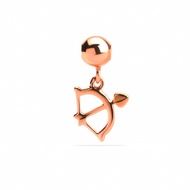 7K Gold Pendant - Cupid Gold Charm - Luxxe 02 Collection - Juene Jewelry
