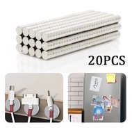 20pcs Magnet Neodium Bulat Magnet Neodymium Asli Super Strong Magnet Magnet Neodymium Kecil