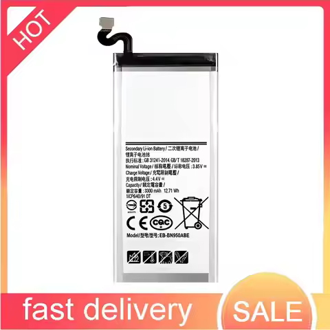 Mobile Phone Battery EB-BN950ABE 3300mAh For Samsung Galaxy Note 8 N950 SM-N950F N950FD N950U U1 N95