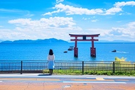 Lake Biwa Scenic Day Tour: Biwako Valley Observation Deck & Shirahige Shrine Floating Torii Gate (De