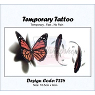 #T224 Butterfly Temporary Tattoo [DaaTwo]