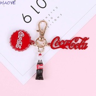 MAOYE Coke Bottle Keychains Resin Cartoon Car Interior Accessories Coke Bottle Cool And Refreshing C
