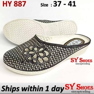 (SY Shoes) HNY Women PVC Rubber Mules Shoes Sandals/Lady Sandals (HY 887)/102