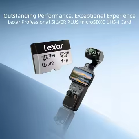 Lexar Professional Micro SD Card for DJI Drones Pocket Camera V30 4K 60P Memory Card 64GB 128GB 256G