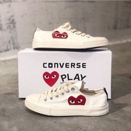 The original Converse Comme des Garçons CDG Play sneakers from the 1970s are available in 4 colors.