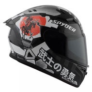 SPYDER PHOENIX RONIN FULL FACE HELMET BLACK WHITE hellsten
