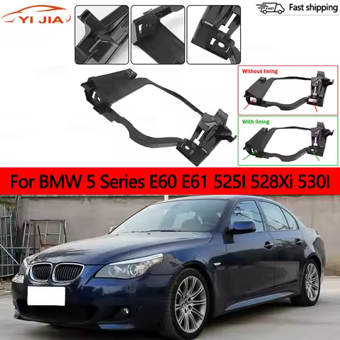 For BMW 5 Series E60 E61 525I 528Xi 530I 63126936090/63126936089 Headlight Mounting Brackets Automot