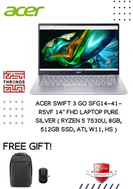 Acer Swift 3 GO SFG14-41-R5VF 14'' FHD Laptop Pure Silver