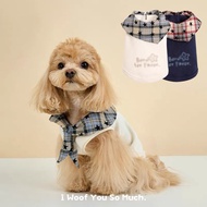Western Style Gemini Handsome Preppy Style Waffle Dog Cat Pet Vest Maltese Bichon Schnauzer