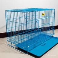 Thickened Dog Cage Folding Iron Cage Indoor Dog Crate Small Dog Transport Cage Large Dog Kennel Export Pet Cage
