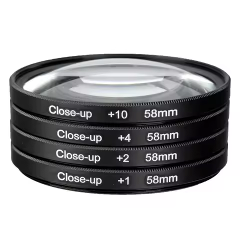 Lightdow Macro Close Up Lens Filter +1+2+4+10 Filter Kit 49mm 52mm 55mm 58mm 62mm 67mm 72mm 77mm for